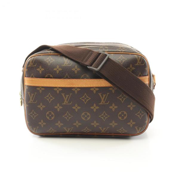LOUIS VUITTON Brown Monogram Leather Shoulder Bag - Picture 1 of 11